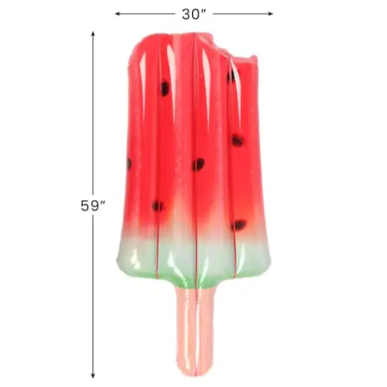 59" Watermelon Popsicle Inflatable Swimming Pool Float {4}