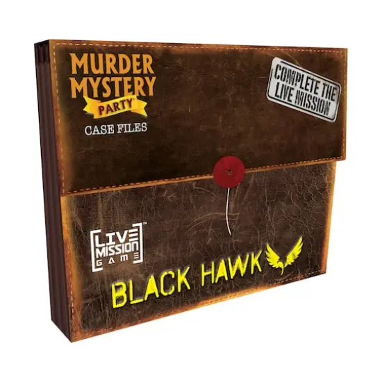 Murder Mystery Party Case Files: Black Hawk Live Mission Game {3}