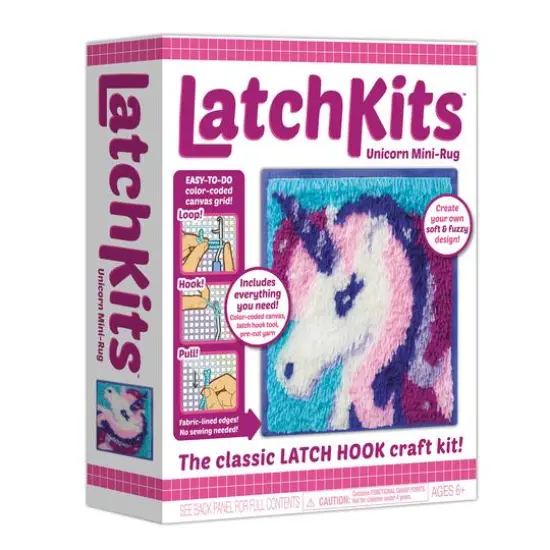 Kahootz Toys LatchKits Mini Rug Unicorn {4}