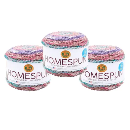 3 Pack Lion Brand&reg; Homespun&reg; New Look Yarn Oyster {1}