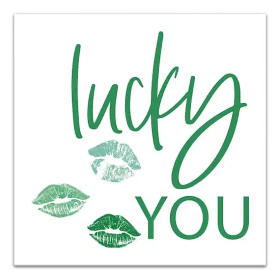 Lucky You 16" x 16" Canvas Wall Art {1}