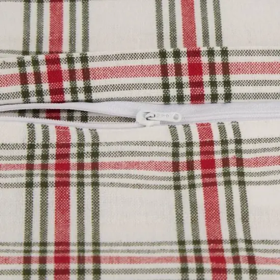 DII&reg; Farmhouse Christmas Plaid Pillow Cover Set {11}