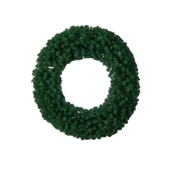 48" White LED Lights Artificial Christmas Wreath {4}