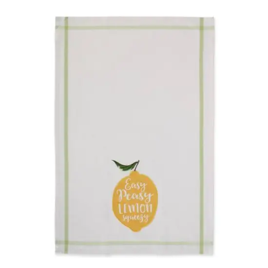DII&reg; Lemon Bliss Kitchen Textiles Dishtowel Set {4}