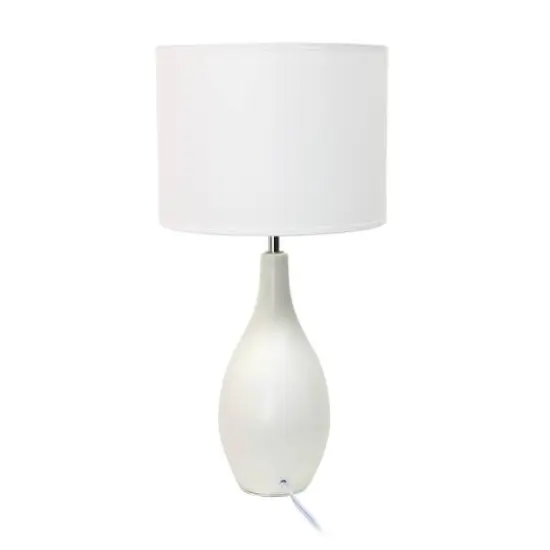 Creekwood Home Essentix 18.1" Off White Dewdrop Table Lamp {9}