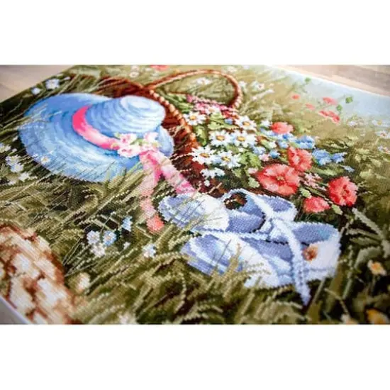 Luca-s Meadow With Poppies Counted Cross Stitch Kit {3}