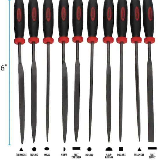 The Beadsmith&reg; Ergo Needle File Set {4}