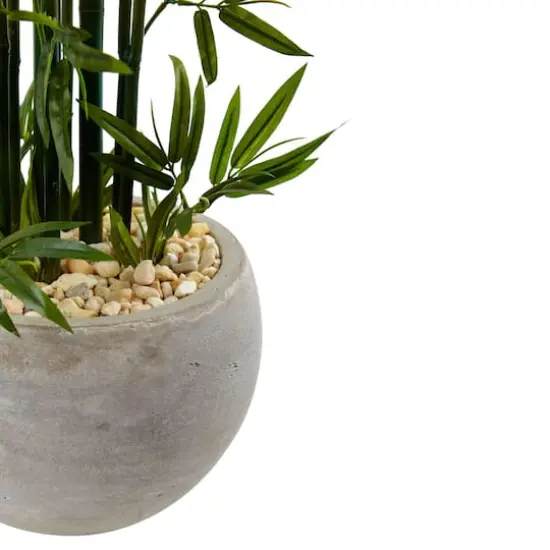 4ft. Bamboo Artificial Tree in Sand Colored Bowl {3}