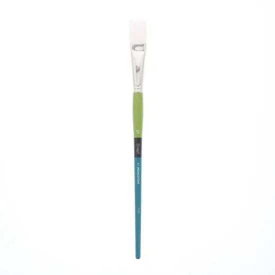 Princeton&trade; Snap!&trade; Series 9800 White Taklon Long Handle Flat Brush {3}