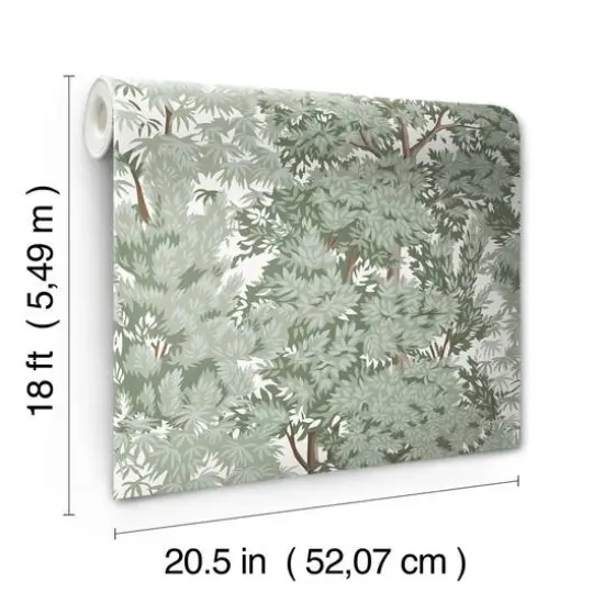 RoomMates Ardian Green Peel & Stick Wallpaper {8}