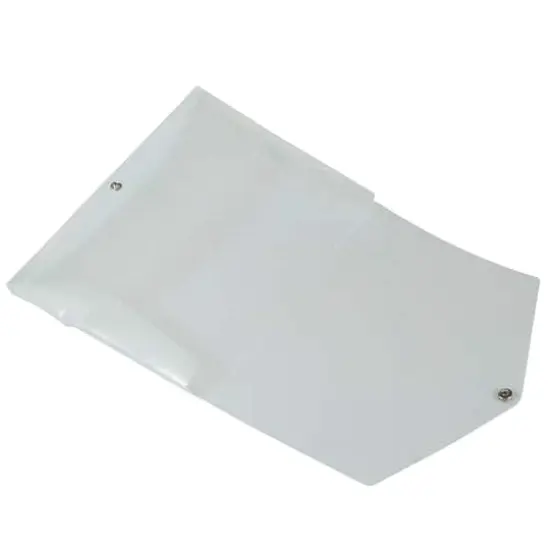 JAM Paper Clear Plastic Portfolio with Snap Closure 10" x 12.5" {5}