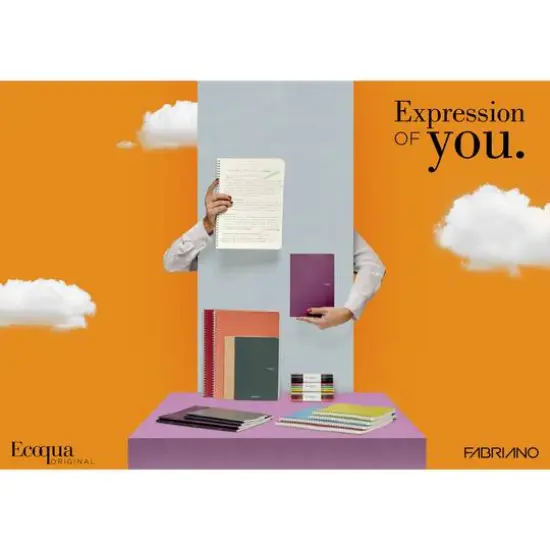 Fabriano&reg; EcoQua Staple Bound Notebook Flamingo {10}