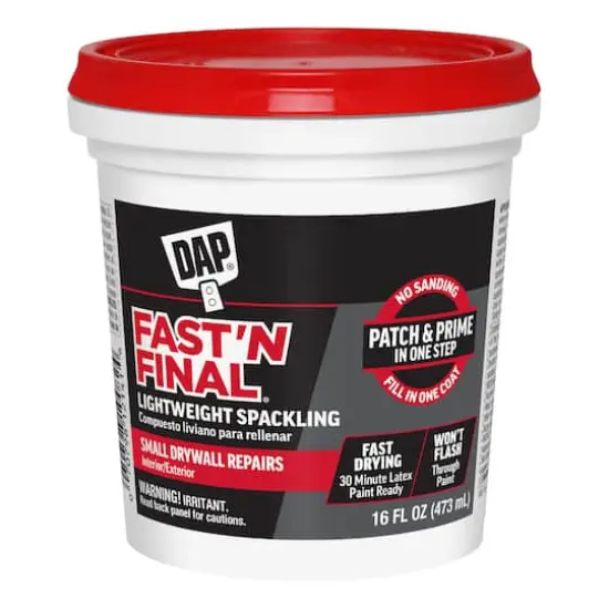 DAP&reg; Fast 'N Final&reg; 16oz. Lightweight Spackling {1}