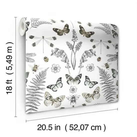 RoomMates Hidden Treasures Peel & Stick Wallpaper White {10}