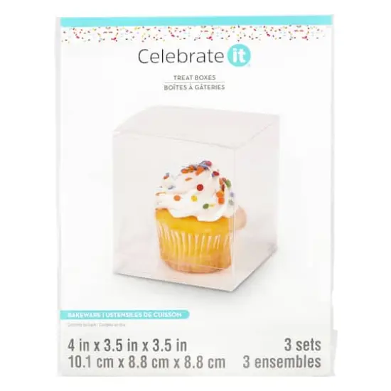 Clear Acetate Treat Boxes by Celebrate It&reg;, 3ct. {1}