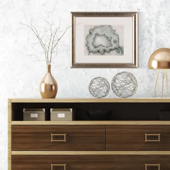 Gallery Metallic Gold Scooped Frame with Mat by Studio D&eacute;cor&reg; {6}