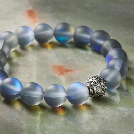Signature Color Shop Black Moonstone Bracelet By Bead Landing™ {3}