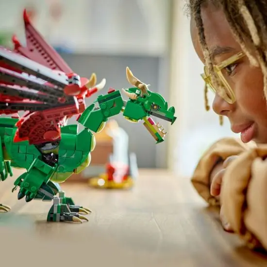 LEGO&reg; Creator 3in1 Medieval Dragon Creature Toy Playset 31161 {6}