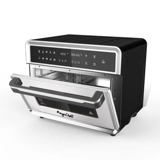 MegaChef White 10 in 1 Electronic Multifunction 360 Degree Hot Air Technology Countertop Oven {5}