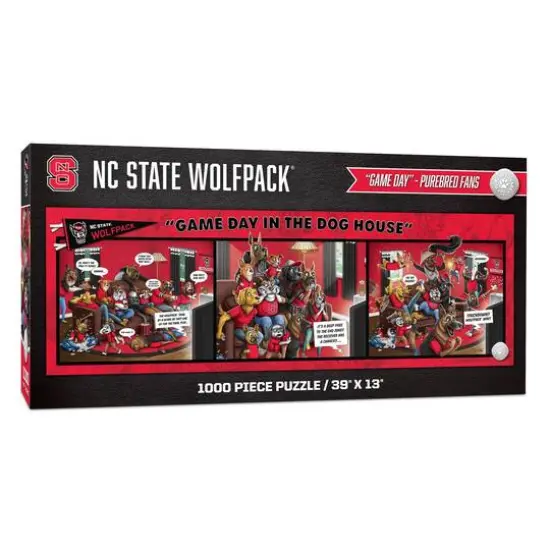 College Game Day in the Dog House 1,000 Piece Puzzle NC State Wolfpack {1}