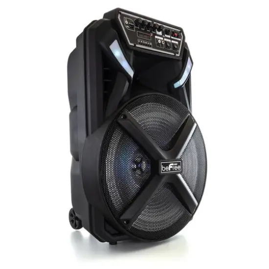 beFree Sound 15" Bluetooth Portable Rechargeable Party Speaker {5}