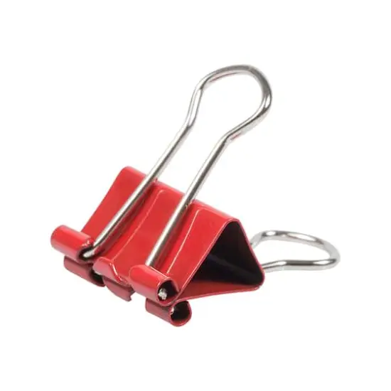 JAM Paper 3/4" Binder Clips, 25ct. Red {6}