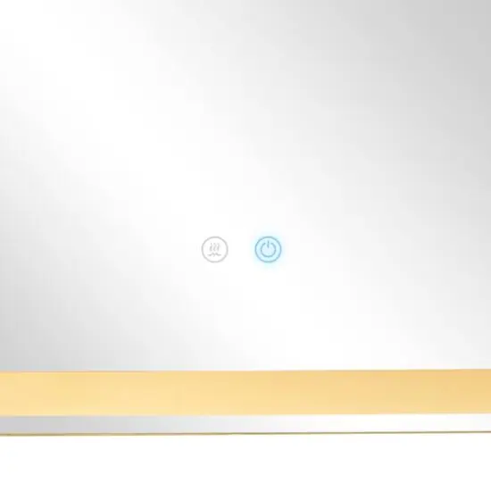 Clear Glass Modern Anti Fog Mirror, 47" x 2" x 30" {6}