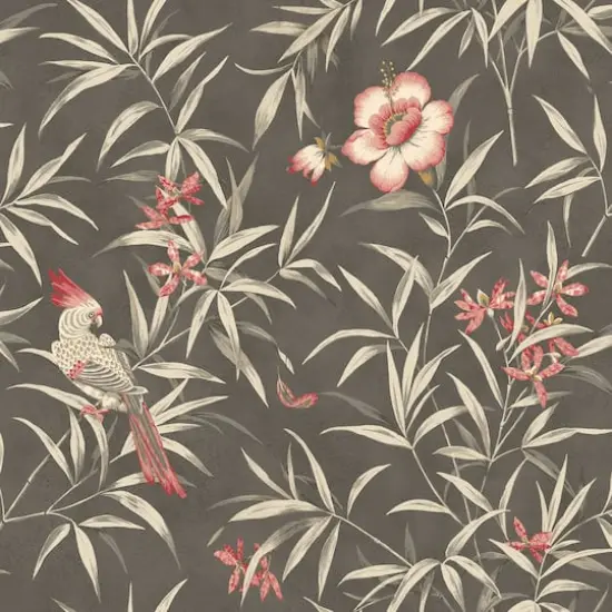 Surface Style Bamboo Garden Peel & Stick Wallpaper Cinder {1}