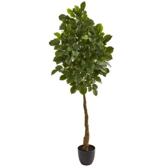 5ft. Potted Beech Leaf Artificial Tree {1}