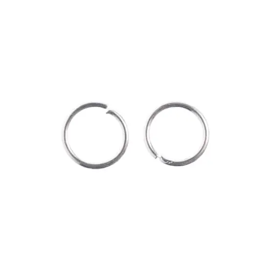 John Bead Must Have Findings 6mm Round Jump Ring, 142ct. Silver {4}