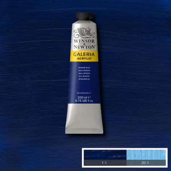 Winsor & Newton&trade; Galeria Acrylic&trade;, 200mL Winsor Blue {3}