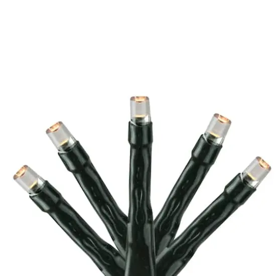 349ct. Warm Clear LED 8-Function Twinkle Christmas String Lights {1}