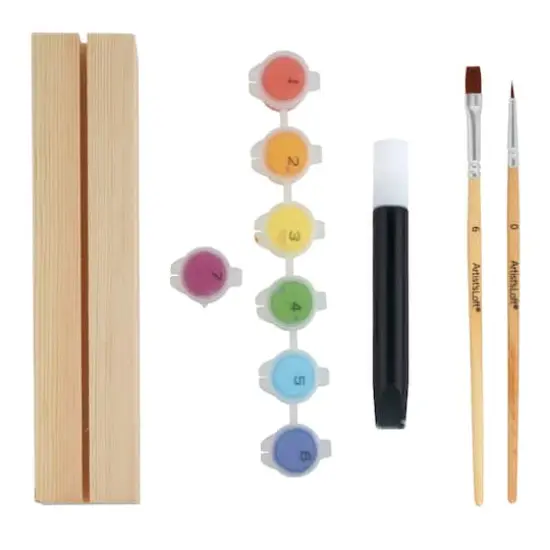 Rainbow Paint-by-Number Acrylic Surface Kit by Artist's Loft&reg; {3}