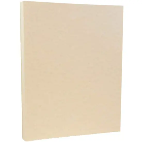 JAM Paper Natural 8.5" x 11" Parchment Cardstock, 250 Sheets {1}