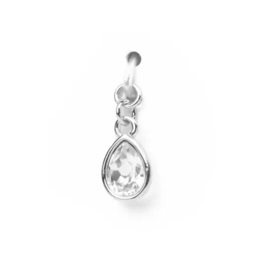 Clear Austrian Crystal Pear Cut Charm by Bead Landing&trade; {4}