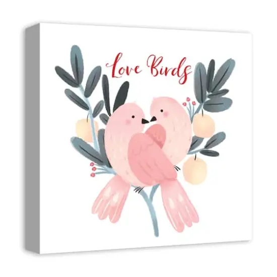 Love Birds Canvas Wall Art {3}