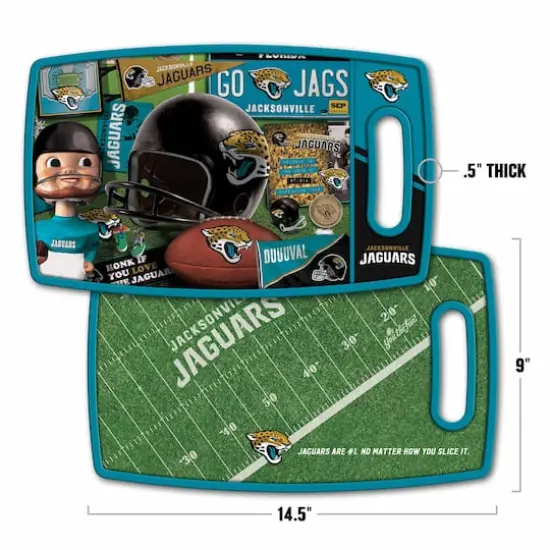 NFL Retro Series Cutting BoardJacksonville Jaguars {4}