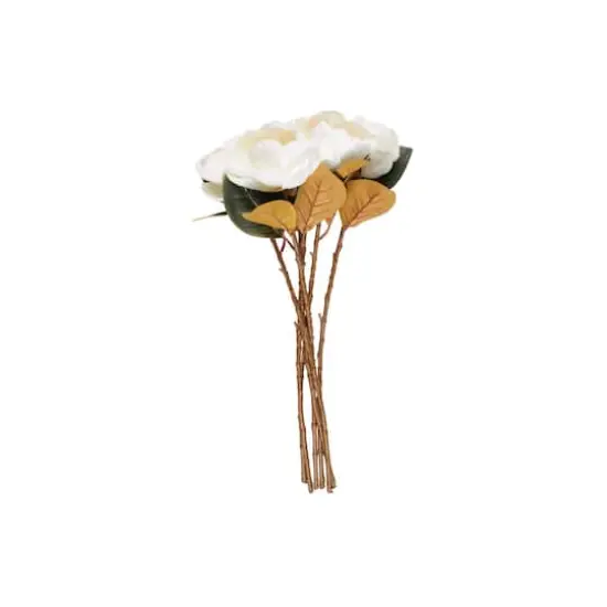 30" White Magnolia Artificial Flower Stem, 6ct. {4}