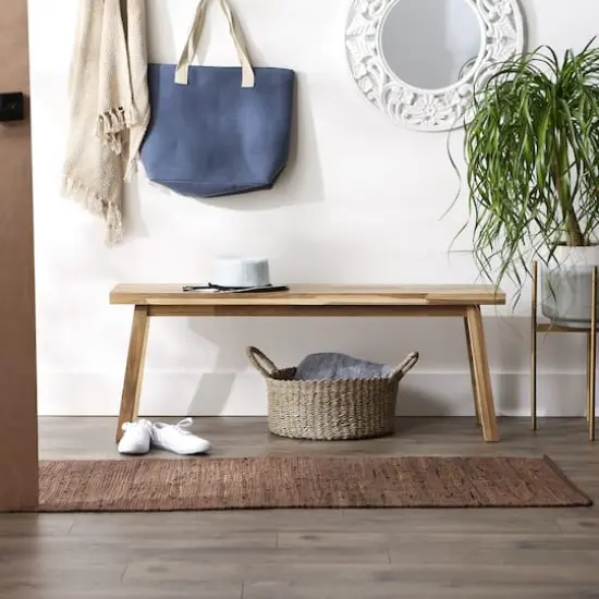 DII&reg; Leather Brown Rag Rug, 2ft. x 6ft. {6}