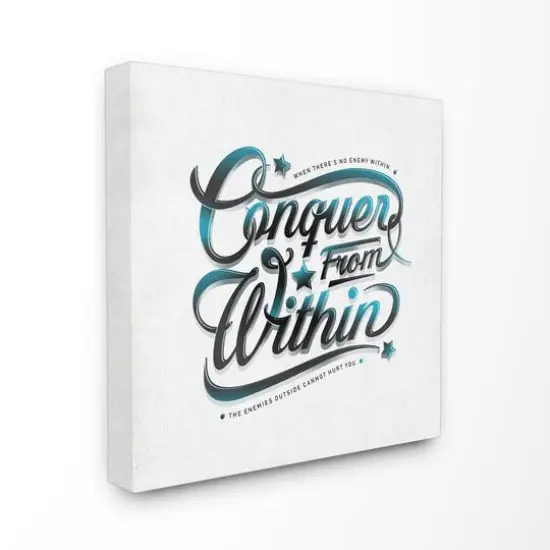Stupell Industries Conquer From Within Canvas Wall Art {1}