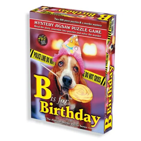 B is for Birthday Murder Mystery Jigsaw Puzzle: 1000 Pcs {1}