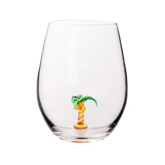 Hello Honey&reg; 4.75" Round Stemless Wine Glass Set {9}
