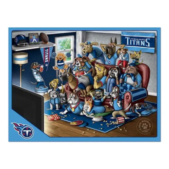 NFL Purebred Fans A Real Nailbiter 500 Piece Puzzle Tennessee Titans {5}