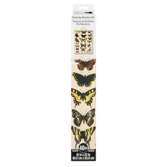 Butterflies Paint-by-Number Kit by Artist's Loft&reg; {4}