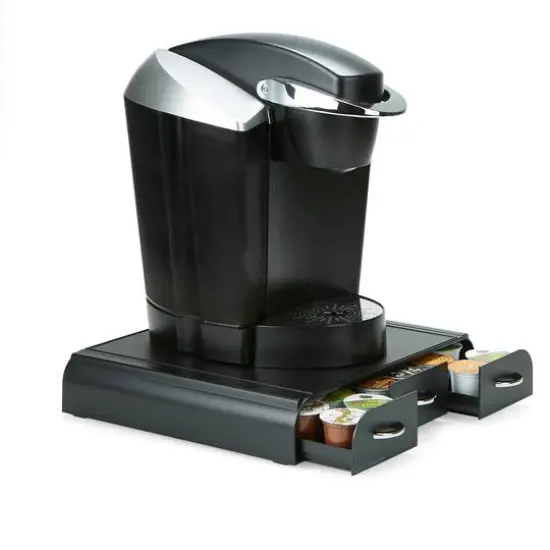Mind Reader Black 36 Capacity 'Anchor' Triple Drawer Single Serve Coffee Pod Holder {6}