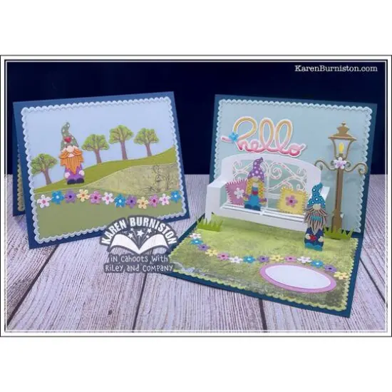 Karen Burniston Tiny Gnomes Stamping Die Set {6}