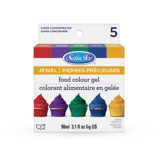 Satin Ice&reg; Jewel Food Color, 5ct. {1}