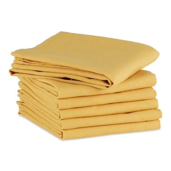 DII&reg; Flat Woven Dishtowels, 6ct. Honey Gold {5}