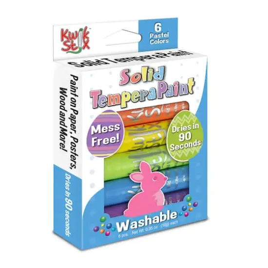 Kwik Stix™ Easter Edition Tempera Paint Sticks, 3 Packs of 6 {3}