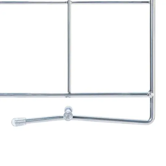 Household Essentials Metal Shelf Organizer for Closet Organization {6}
